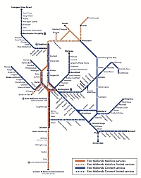 East Midlands Trains National Rail Network