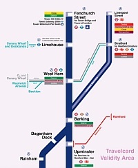 c2c National Rail Route Map
